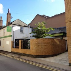 The Ostrich Inn - Beer garden view