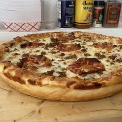 Station 41 Espresso - Homemade deep dish pizza by the slice on Fridays!! Starts at 11am!