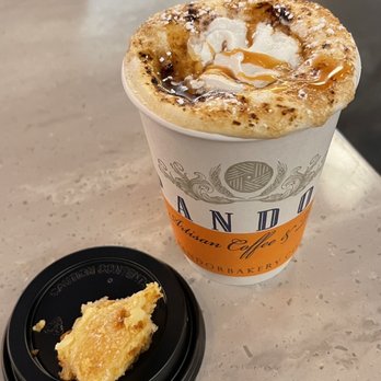 Pandor - OMG Latte with a nub of the OMG bar / $6.50 / Hefty price tag for a decadent dessert-like drink...not for the faint of heart! - Bakeries Near Me - Irvine, California Pandor - OMG Latte with a nub of the OMG bar / $6.50 / Hefty price tag for a decadent dessert-like drink...not for the faint of heart! - Bakeries Near Me - Irvine, California