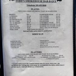 Todd’s Smokehouse Barbecue