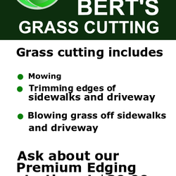 Bert's Grass Cutting
