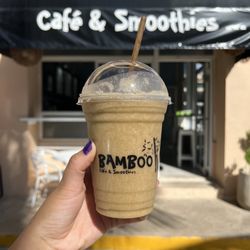Bamboo Cafe & Smoothies - Strawberry mango banana spinach smoothie