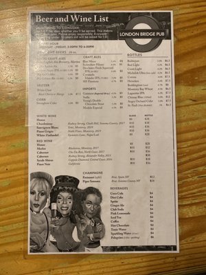 Menu photo 8 London Bridge Pub Monterey, CA Menu photo 8 London Bridge Pub Monterey, CA