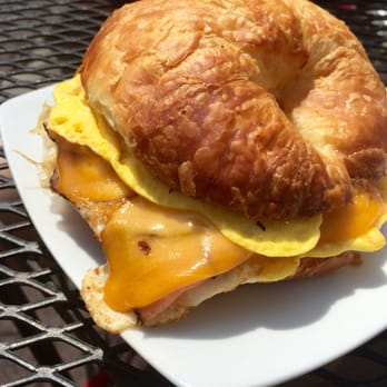 Perfect Blend - Ham, egg and cheese on a croissant. - Bakeries Near Me - Delmar, New York