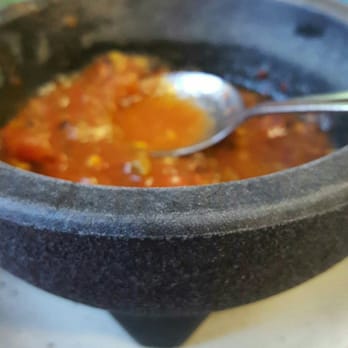 La Cecina - Salsa that comes with chips. Nice kick to it. - Mexican Near Me - Calumet City, Illinois La Cecina - Salsa that comes with chips. Nice kick to it. - Mexican Near Me - Calumet City, Illinois