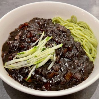 Man Chun Hong - Jjajangmyun (w/ Green Noodles!) - Chinese Near Me - Atlanta, Georgia