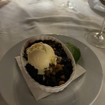 CQ's Restaurant Harbourtown - Blueberry cobbler - French Near Me - Hilton Head Island, South Carolina