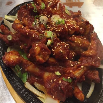 Yupdduk Flushing - The insanely spicy chicken feet - Korean Near Me - Flushing, New York