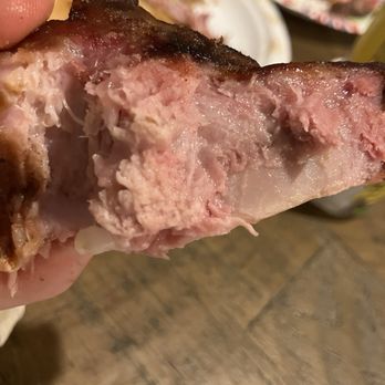 Stottlemyer's Smokehouse - Fatty, tough Baby Back Ribs - Half Rack - Barbeque Near Me - Sarasota, Florida