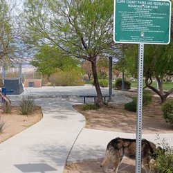 Laughlin Dog Park - Walking from the parking lot towards the dog pens