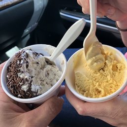Butter pecan and pumpkin