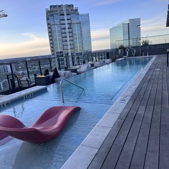 Virgin Hotels - Rooftop pool area - Hotels Near Me - Nashville, Tennessee