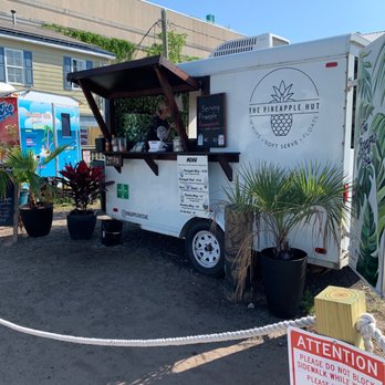The Pineapple Hut - Their food truck in the lot - Ice Cream & Frozen Yogurt Near Me - Folly Beach, South Carolina The Pineapple Hut - Their food truck in the lot - Ice Cream & Frozen Yogurt Near Me - Folly Beach, South Carolina