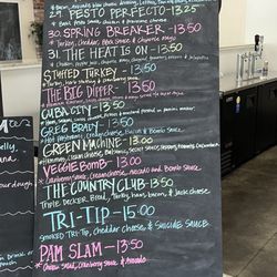 The Sandwich Spot - Menu 08-11-2025