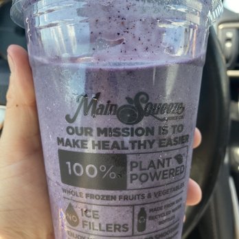 Main Squeeze Juice Co. - Berry Blast with Almondmilk instead of Rice Milk. - Juice Bars & Smoothies Near Me - Sugar Land, Texas Main Squeeze Juice Co. - Berry Blast with Almondmilk instead of Rice Milk. - Juice Bars & Smoothies Near Me - Sugar Land, Texas