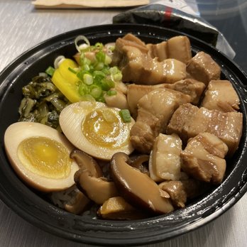 Uncle Fatty's Sushi Bubble - Braised Pork Belly Chunks over rice - Japanese Near Me - Cliffside Park, New Jersey