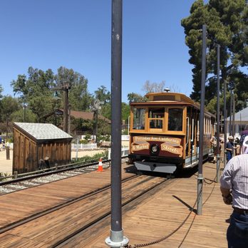 Old Poway Park - Standing in line for a Cable Car ride around the park. - Landmarks & Historical Buildings Near Me - Poway, California