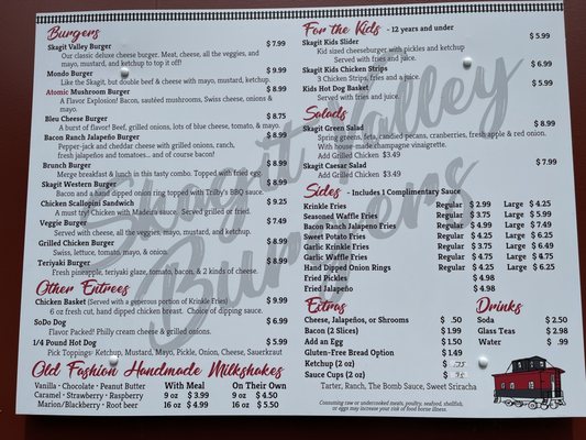 Menu photo 3 Skagit Valley Burgers Express Sedro-Woolley, WA