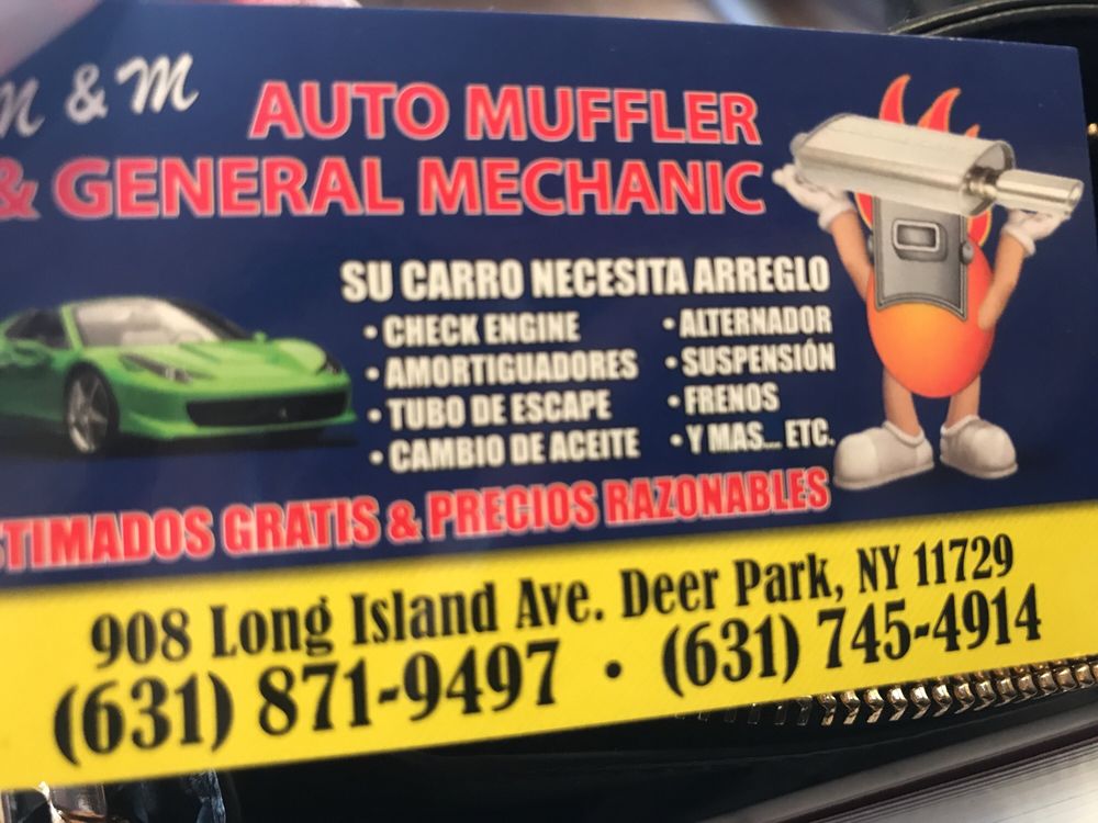M & M AUTO MUFFLER & GENERAL MECHANIC Updated June 2024 908 Long