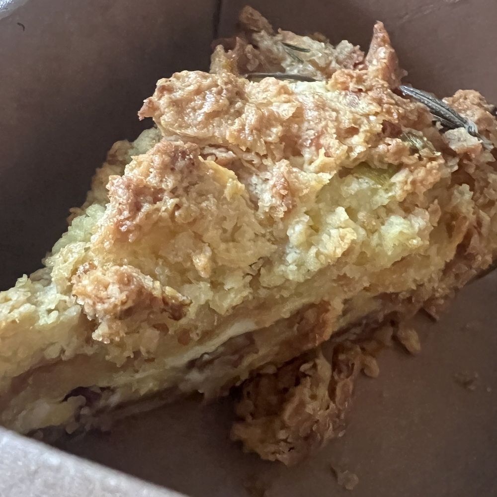 Dough Mama - Bacon Egg and Cheese Bread Pudding - Bakeries Near Me - Columbus, Ohio Dough Mama - Bacon Egg and Cheese Bread Pudding - Bakeries Near Me - Columbus, Ohio