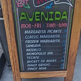 Happy hour sign Happy hour sign