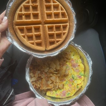 Cafe Royale Restaurant - Cinnamon Waffles , Western omelette& Home fries - Diners Near Me - Bronx, New York