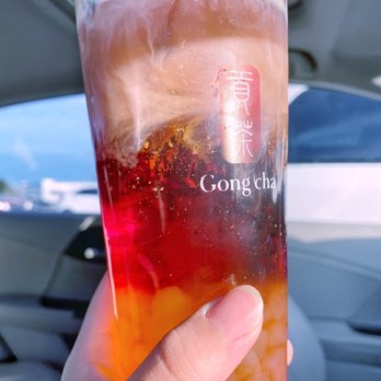Gong Cha Fort Worth - Creme Brulee Honey rose tea with white pearl - Bubble Tea Near Me - Fort Worth, Texas Gong Cha Fort Worth - Creme Brulee Honey rose tea with white pearl - Bubble Tea Near Me - Fort Worth, Texas