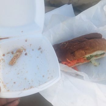 The Bark - Banh Mih and the last tofu strip. - Vegan Near Me - Tallahassee, Florida