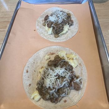 Communidad Taqueria - Pork Verde Breakfast Taco (2) - Tacos Near Me - Atlanta, Georgia Communidad Taqueria - Pork Verde Breakfast Taco (2) - Tacos Near Me - Atlanta, Georgia