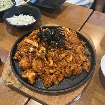 Chan Chan Food House - Spicy Squid Fried Rice - Korean Near Me - Irvine, California