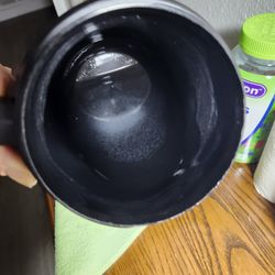 Grains of something in the bottom of the cup