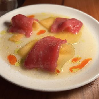 Zoli - Omg blue fin tuna around Italian melon - wow - American Near Me - Brooklyn, New York Zoli - Omg blue fin tuna around Italian melon - wow - American Near Me - Brooklyn, New York