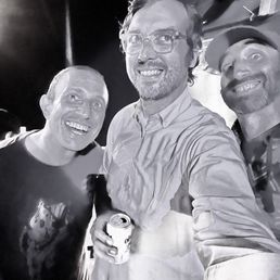 World famous Jonah Ray flanked by Bigfoot hunters HAL BADAL and Craig Phillippe, disrespectively. World famous Jonah Ray flanked by Bigfoot hunters HAL BADAL and Craig Phillippe, disrespectively.