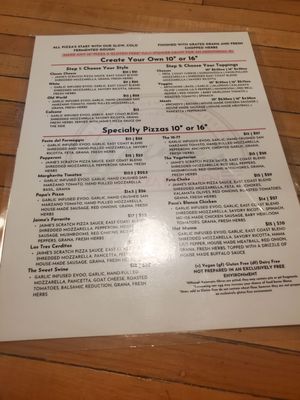 Menu photo 3 Jaime's Pizza Kitchen Tucson, AZ