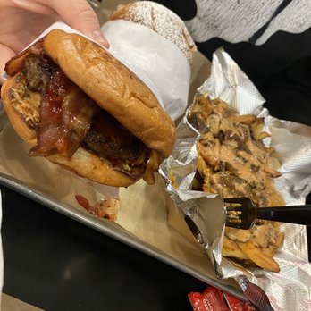 Grill 'Em All - 1/2 lb. Dee Snider Burger - Burgers Near Me - Long Beach, California Grill 'Em All - 1/2 lb. Dee Snider Burger - Burgers Near Me - Long Beach, California