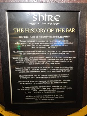 Menu photo 1 The Shire Killarney Killarney, KY