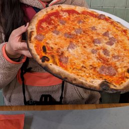 huge pizza