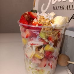 Best ceviche ever, it's made fresh everyday, and never a disappointment and our amazing binoco