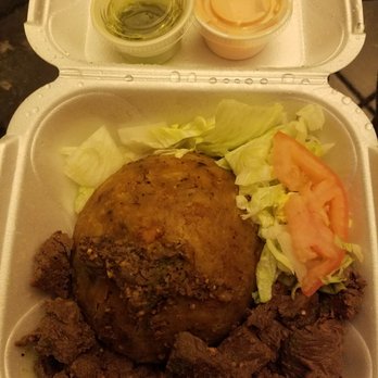 787 Mofongo - Sweet plantain mofongo with steak - Caribbean Near Me - Orlando, Florida