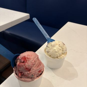 Blue Scoop Creamery - Red Velvet Cream Cheese  Peanut Butter Cup - Ice Cream & Frozen Yogurt Near Me - Brea, California