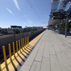 MTA Expo Line Bundy Station - Above ground stop