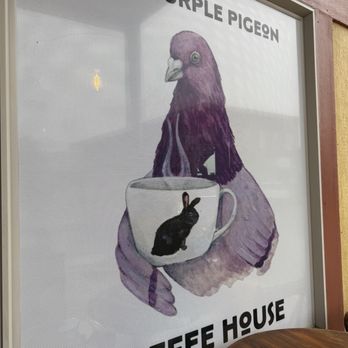 The Purple Pigeon Coffeehouse - Outside logo - Coffee & Tea Near Me - Chamberlain, South Dakota