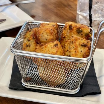Milam & Greene Whiskey - Cheddar Jalapeño Tots - Distilleries Near Me - Blanco, Texas