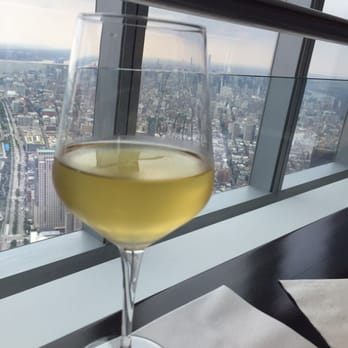 One World Observatory - Enjoying the view with a glass of wine - Observatories Near Me - New York, New York One World Observatory - Enjoying the view with a glass of wine - Observatories Near Me - New York, New York