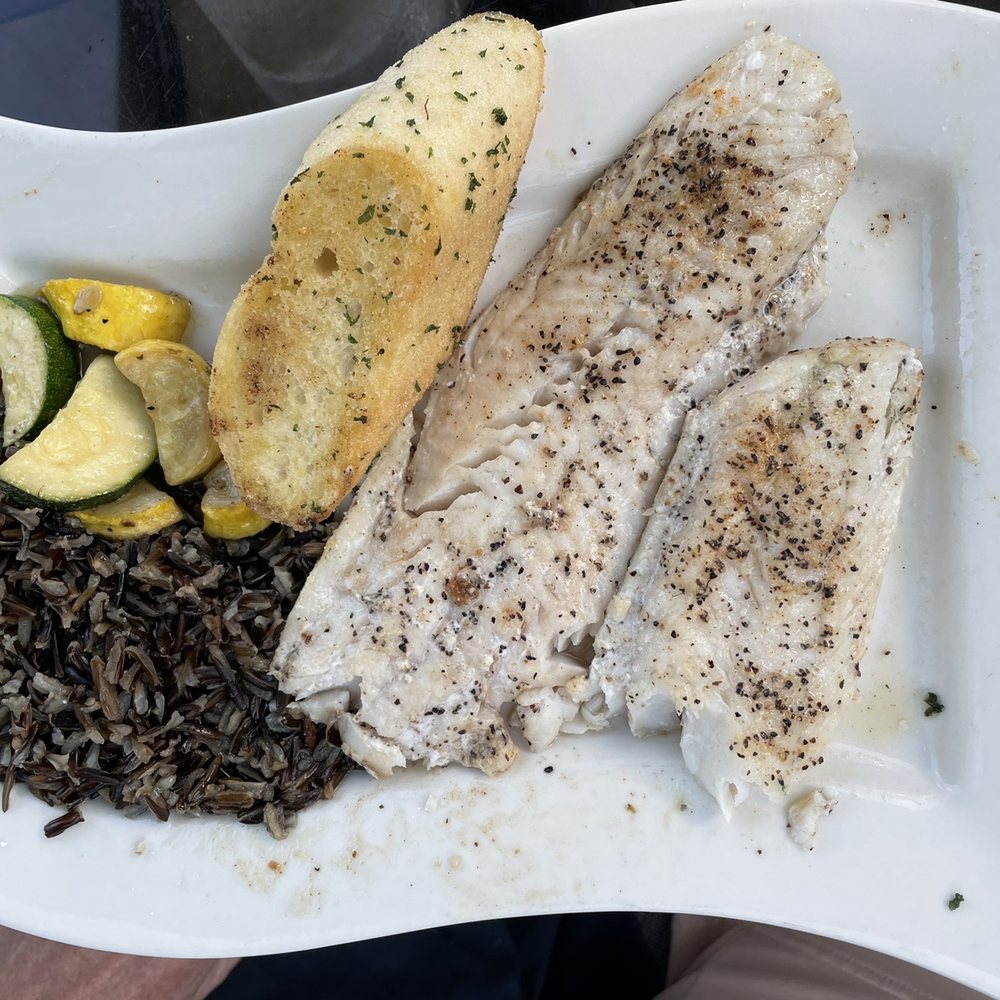 Ruttger's Lakeside Dining - Baked walleye and wild rice - American Near Me - Bemidji, Minnesota