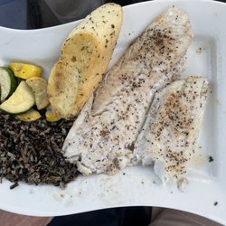 Ruttger's Lakeside Dining - Baked walleye and wild rice