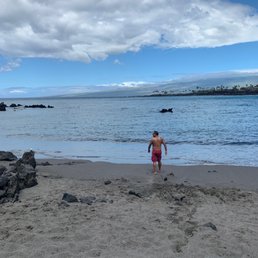 Black sand beach Black sand beach