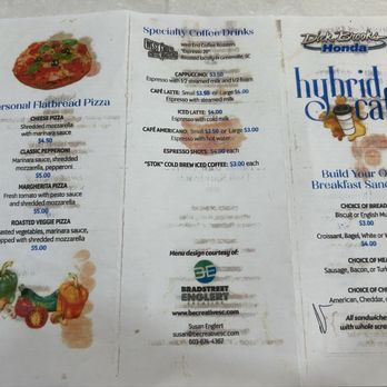 Hybrid Cafe - Menu 2 - Cafes Near Me - Greer, South Carolina