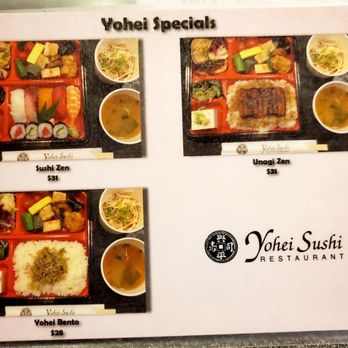 Yohei Sushi Restaurant - The Yohei Specials menu as of Feb. 18, 2022. - Sushi Bars Near Me - Honolulu, Hawaii