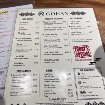 Gohan - Japanese Near Me - Honolulu, Hawaii